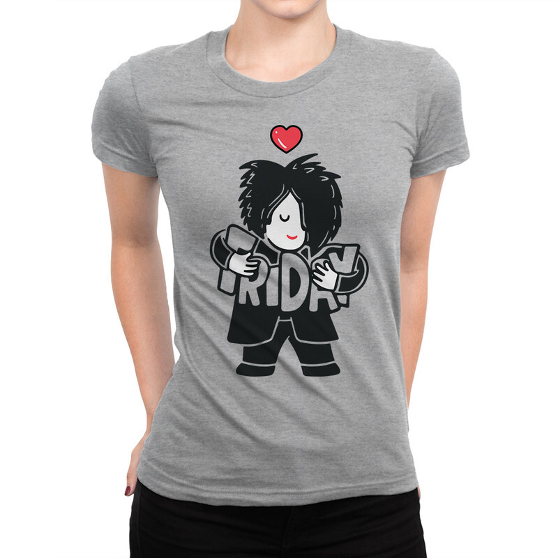 Футболка женская DS Apparel The Cure - Friday I'm In Love 9899161-1 серая M