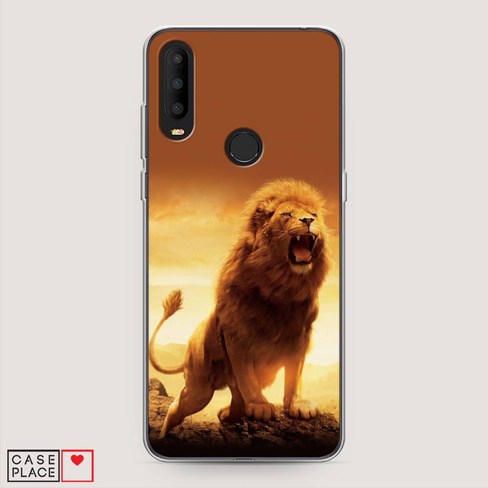 

Чехол на Alcatel 3X 5048Y (2019) "Львиный рык", Коричневый;желтый;оранжевый, 170750-1