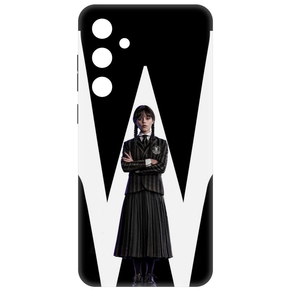 

Чехол-накладка Soft Case Уэнсдей Аддамс - Уэнсдей для Samsung Galaxy A55 5G (A556) черный