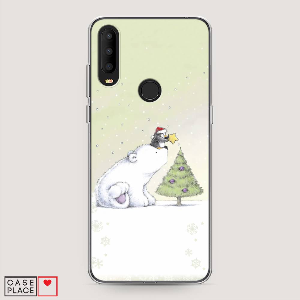

Чехол на Alcatel 3X 5048Y (2019) "Украшение елки", Белый;бежевый, 170750-5