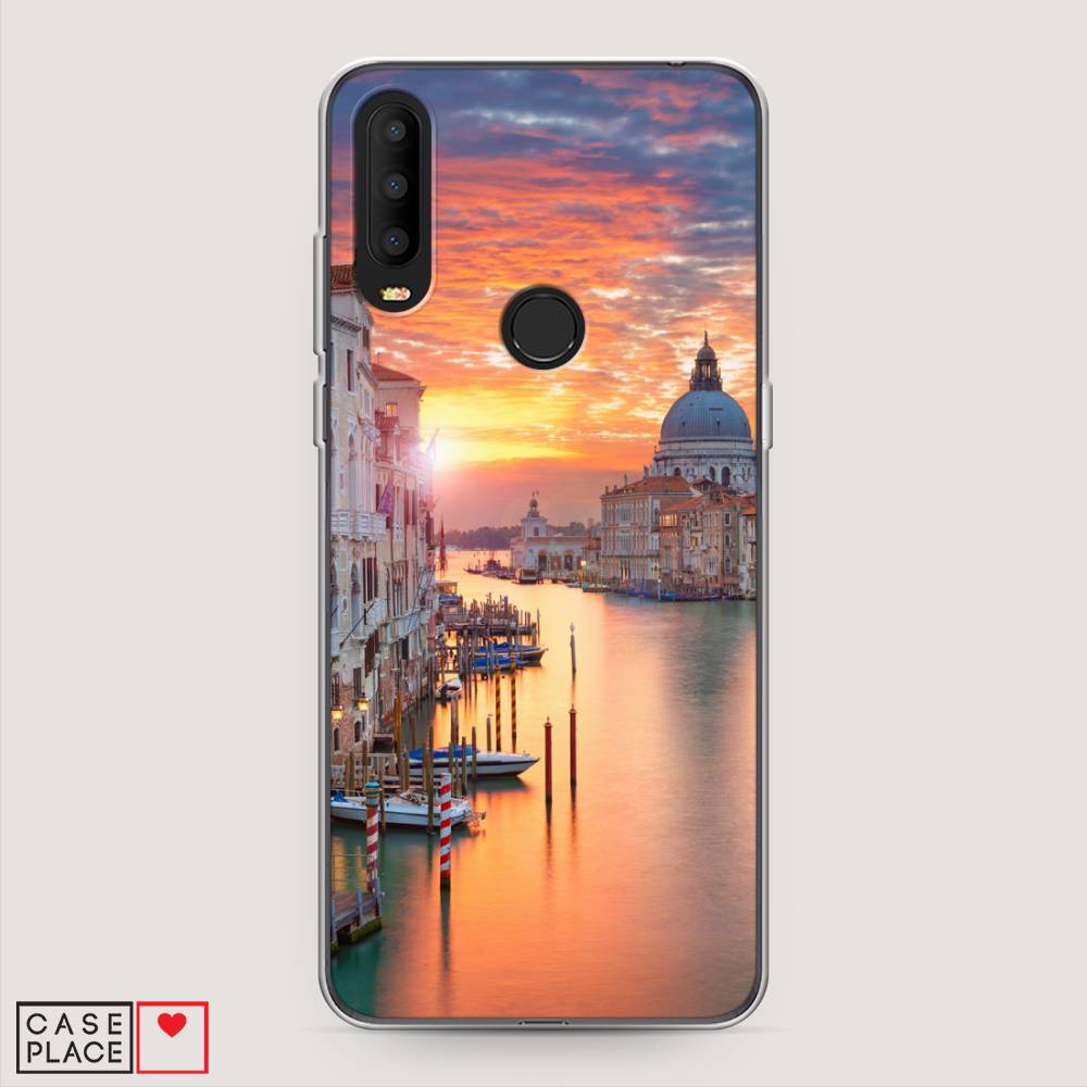 

Чехол на Alcatel 3X 5048Y (2019) "Восход 11", Розовый;оранжевый, 170750-2