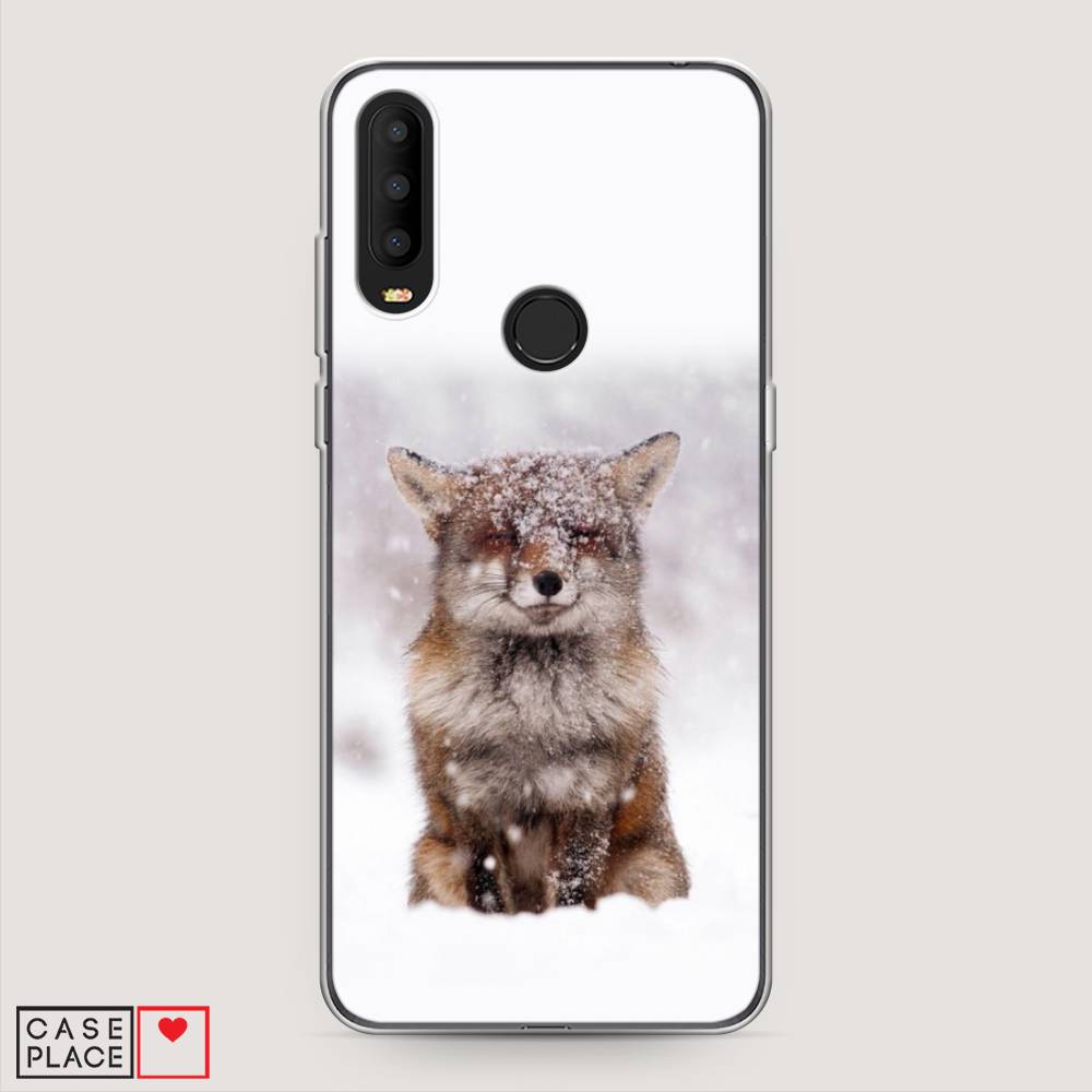

Чехол на Alcatel 3X 5048Y (2019) "Зимняя лиса", Белый;серый;коричневый, 170750-1