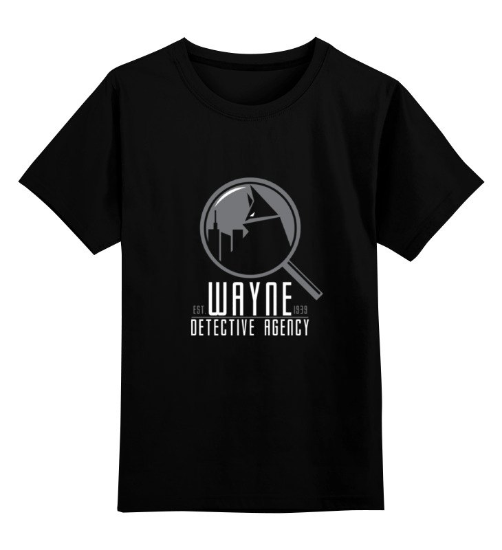 

Футболка детская Printio Wayne (batman) цв. черный р. 104, Wayne (batman)