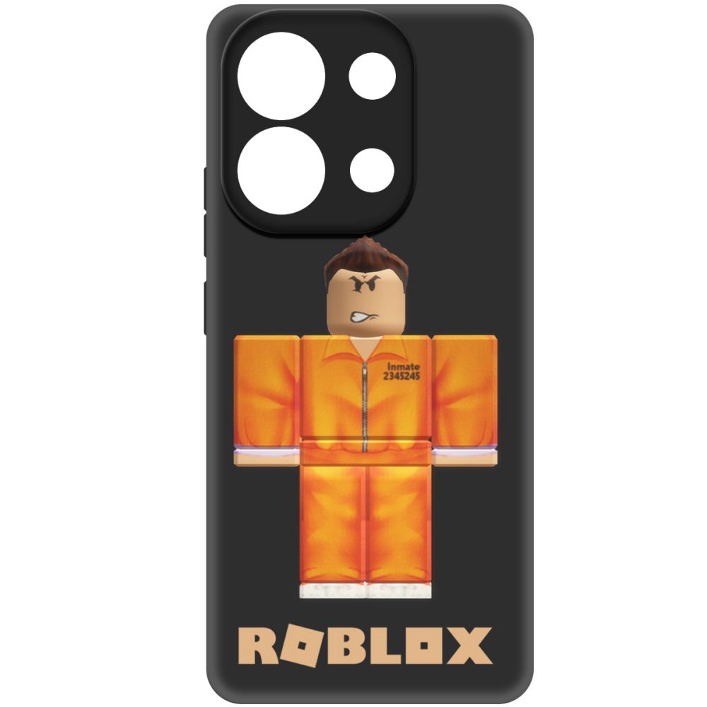 

Чехол-накладка Krutoff Soft Case Roblox-Заключенный для Xiaomi Redmi Note 13 4G черный