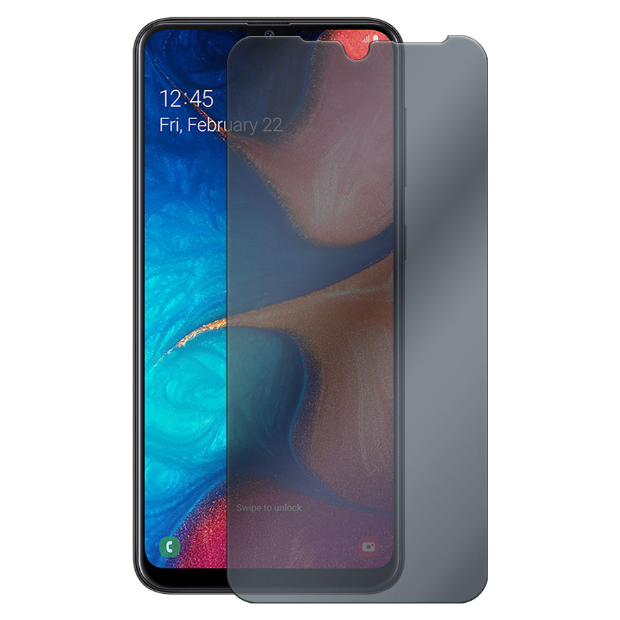 

Стекло защитное гибридное Антишпион Krutoff для Samsung Galaxy A20/ A30/ A30s/ A50/ A50s