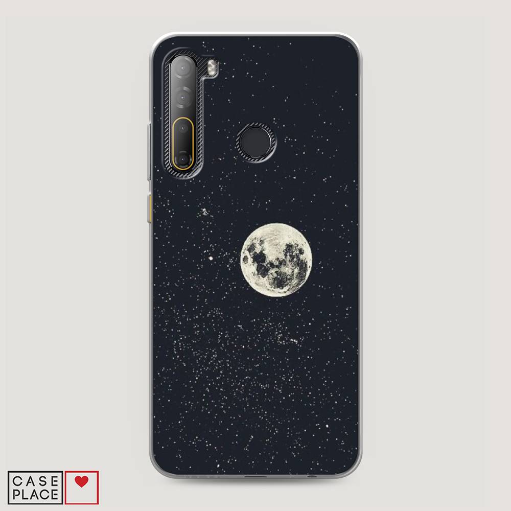 

Чехол на HTC Desire 20 Pro "Полнолуние", Красный, 102750-2