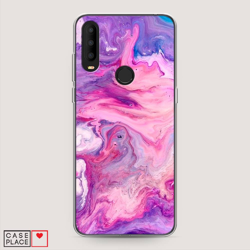 

Чехол на Alcatel 3X 5048Y (2019) "Нежно-розовая абстракция", Розовый, 170750-3