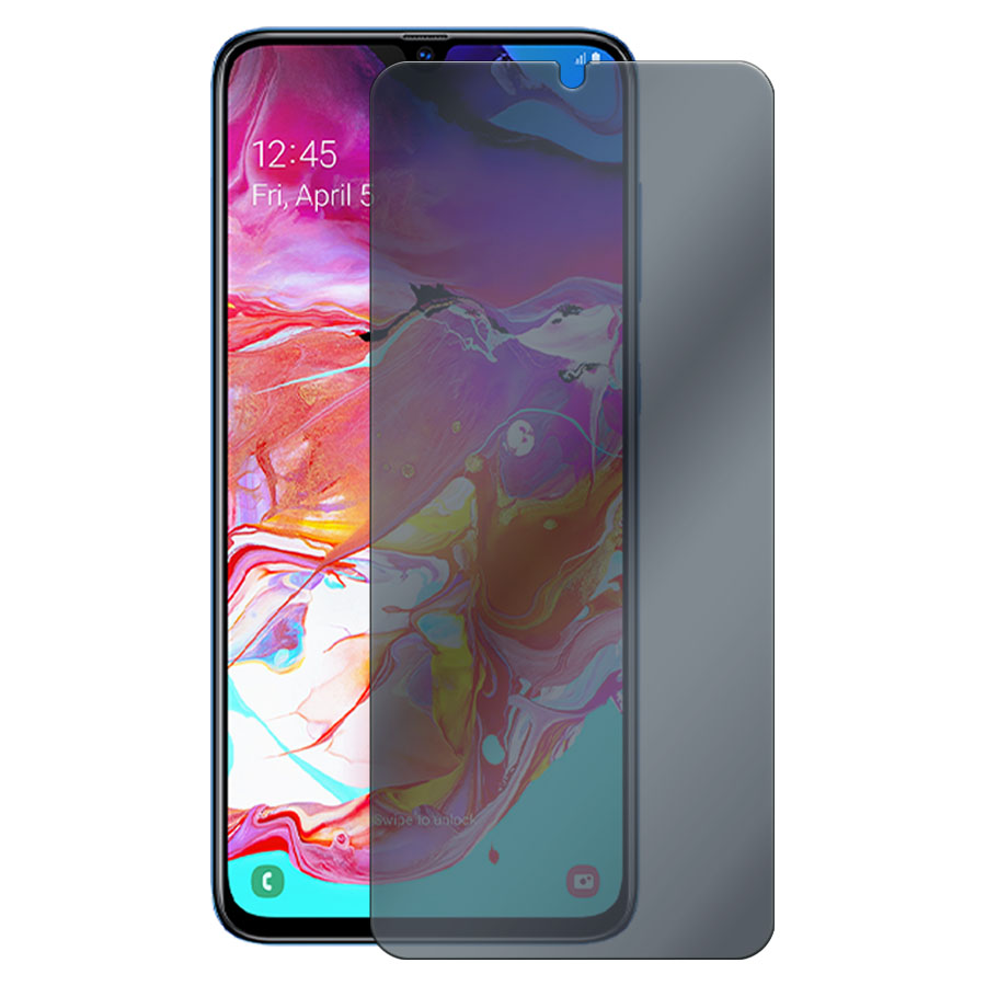 

Стекло защитное гибридное Антишпион Krutoff для Samsung Galaxy A70
