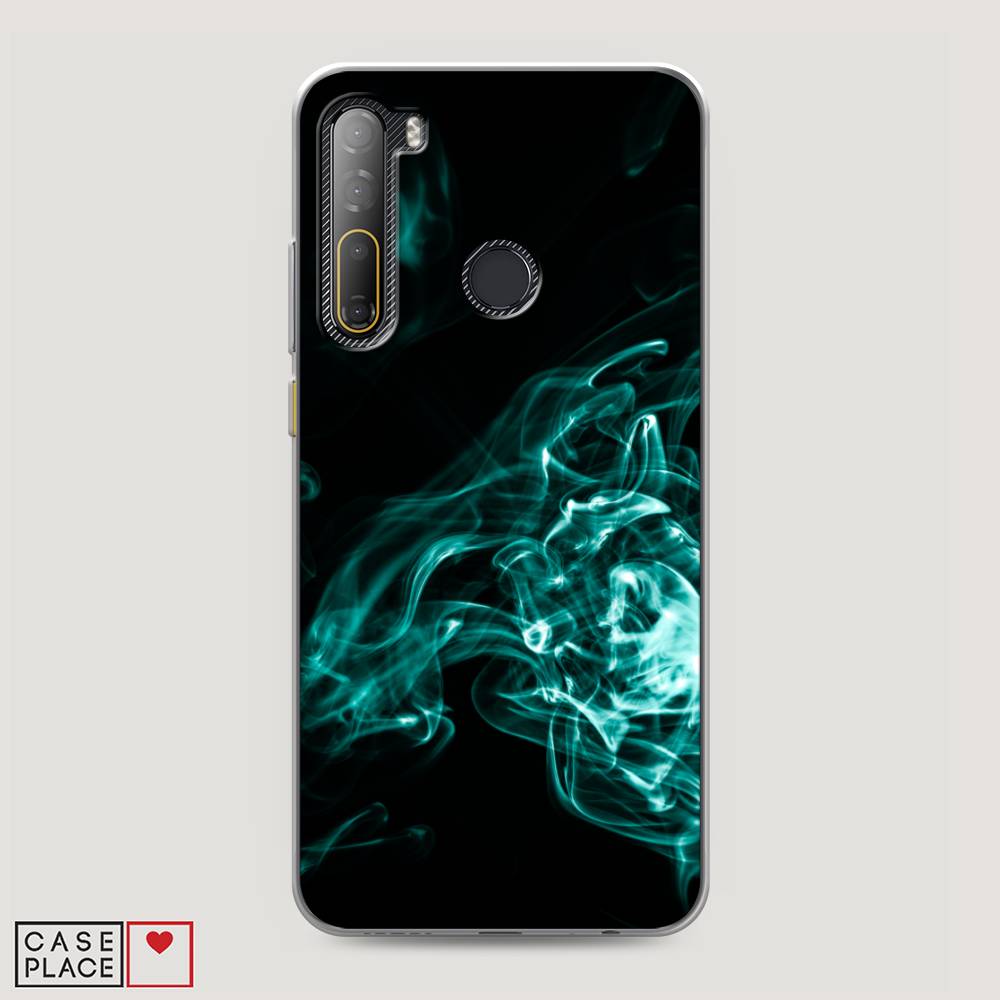 

Чехол на HTC Desire 20 Pro "Дым", Голубой;черный, 102750-3