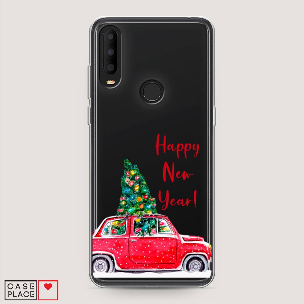 

Чехол на Alcatel 3X 5048Y (2019) "Happy New Year", Красный;зеленый, 170750-5