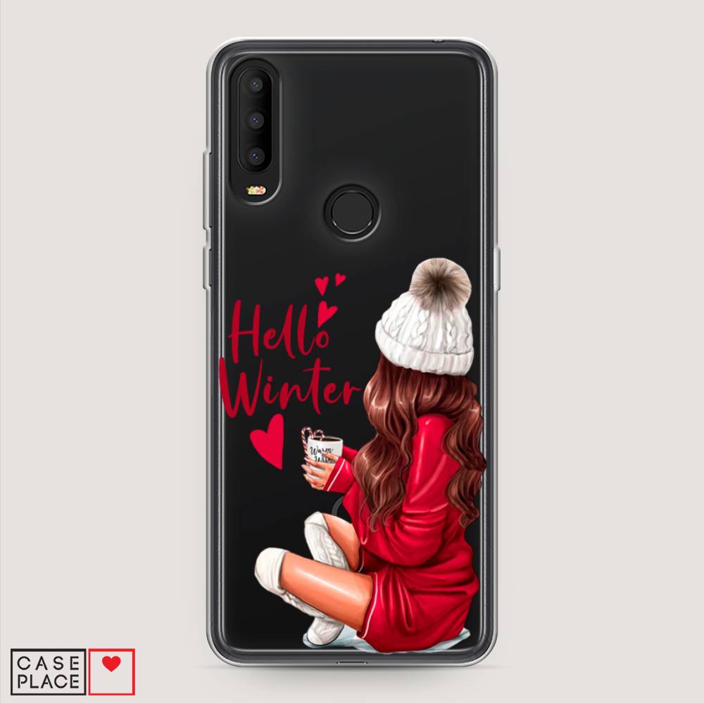 

Чехол на Alcatel 3X 5048Y (2019) "Hello winter", Красный;белый;коричневый, 170750-5