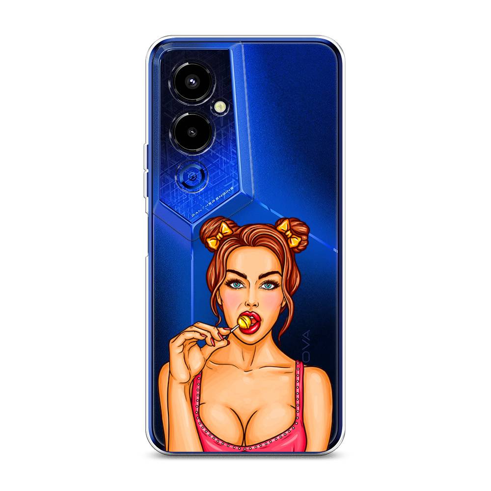 

Чехол Awog на Tecno Pova 4 pro / Техно Пова 4 Про "Вкусный леденец", Бежевый;коричневый;розовый