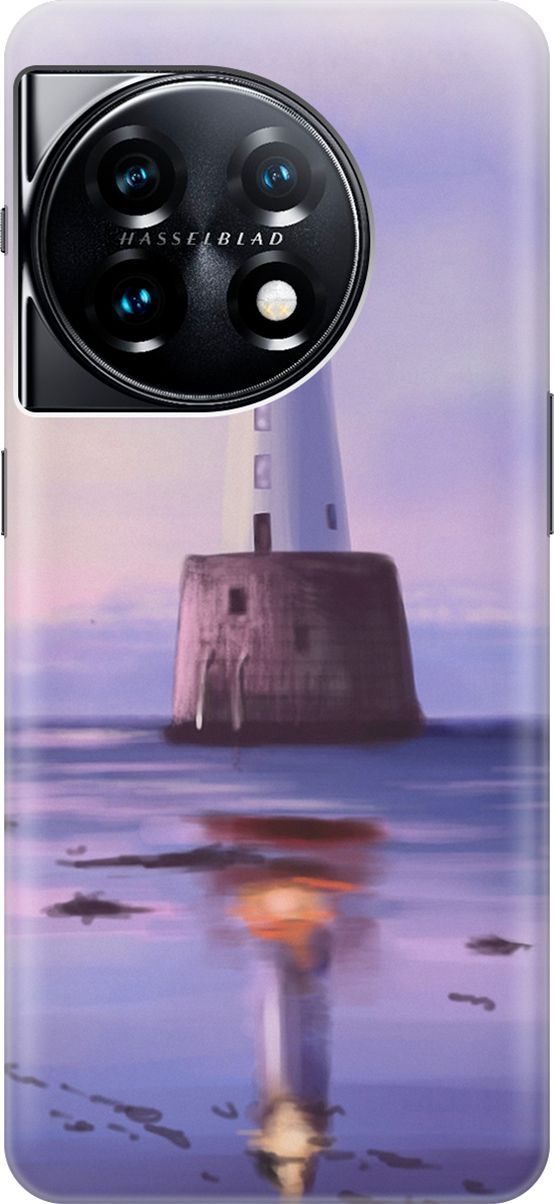

Силиконовый чехол на OnePlus 11 с принтом "Маяк", Синий;фиолетовый, 159472