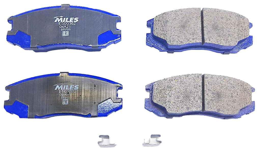 

Колодки тормозные передние Mitsubishi Colt IV/Colt V/Lancer VI 88>03 Miles E500362