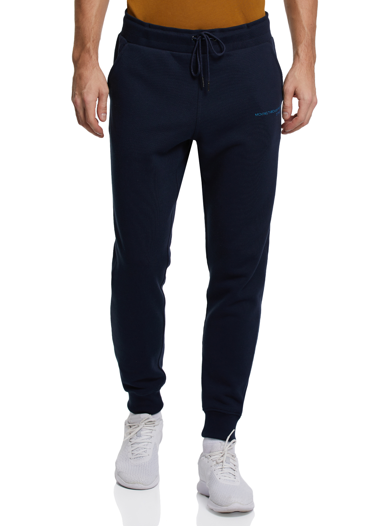 Спортивные брюки мужские oodji 5L200004I-1 синие L