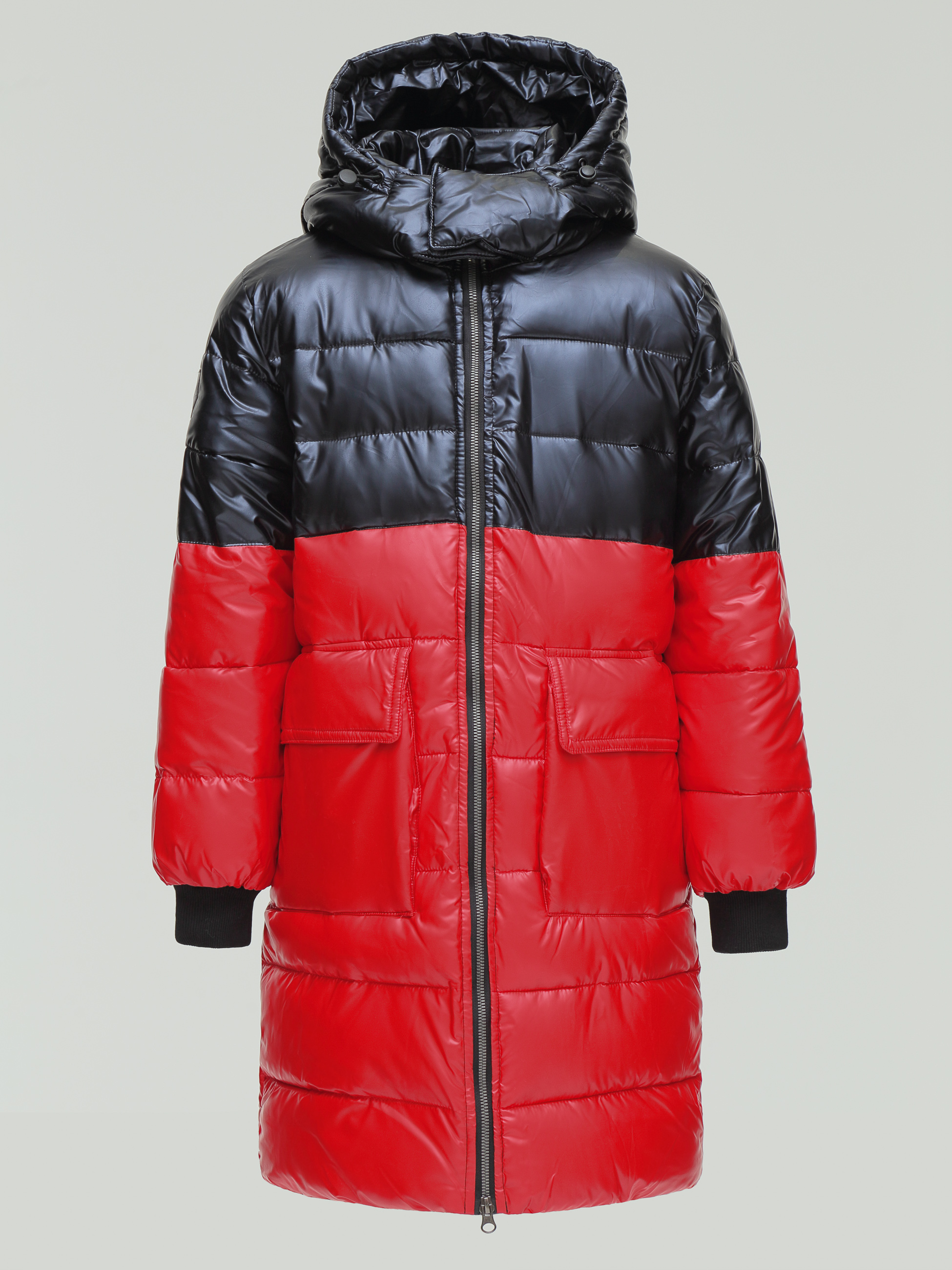 Пальто детское WBR 66-034 цв. красный р. 146 стеганое пальто пуховик с капюшоном emporio armani детское