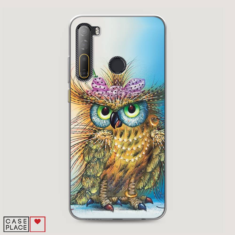 

Чехол на HTC Desire 20 Pro "Модная сова", Коричневый;голубой, 102750-1