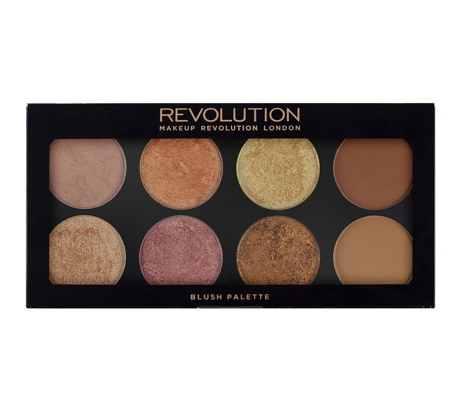 фото Палетка для макияжа makeup revolution ultra blush palette golden sugar 2 rose gold 13 г