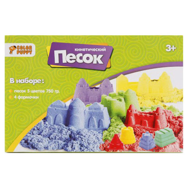 

Кинетический и космический песок Color Puppy 231271
