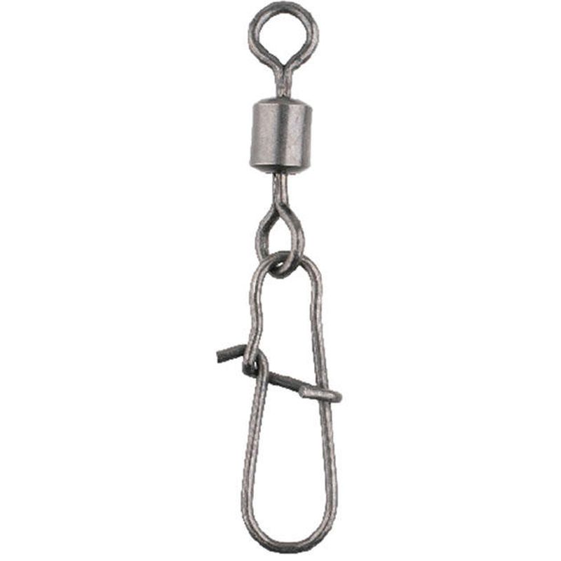 

Застежка с роликовым вертлюжком Mikado Fastlock № 10. тест 12 кг. (12 шт.), Серебристый, Fastlock № 10