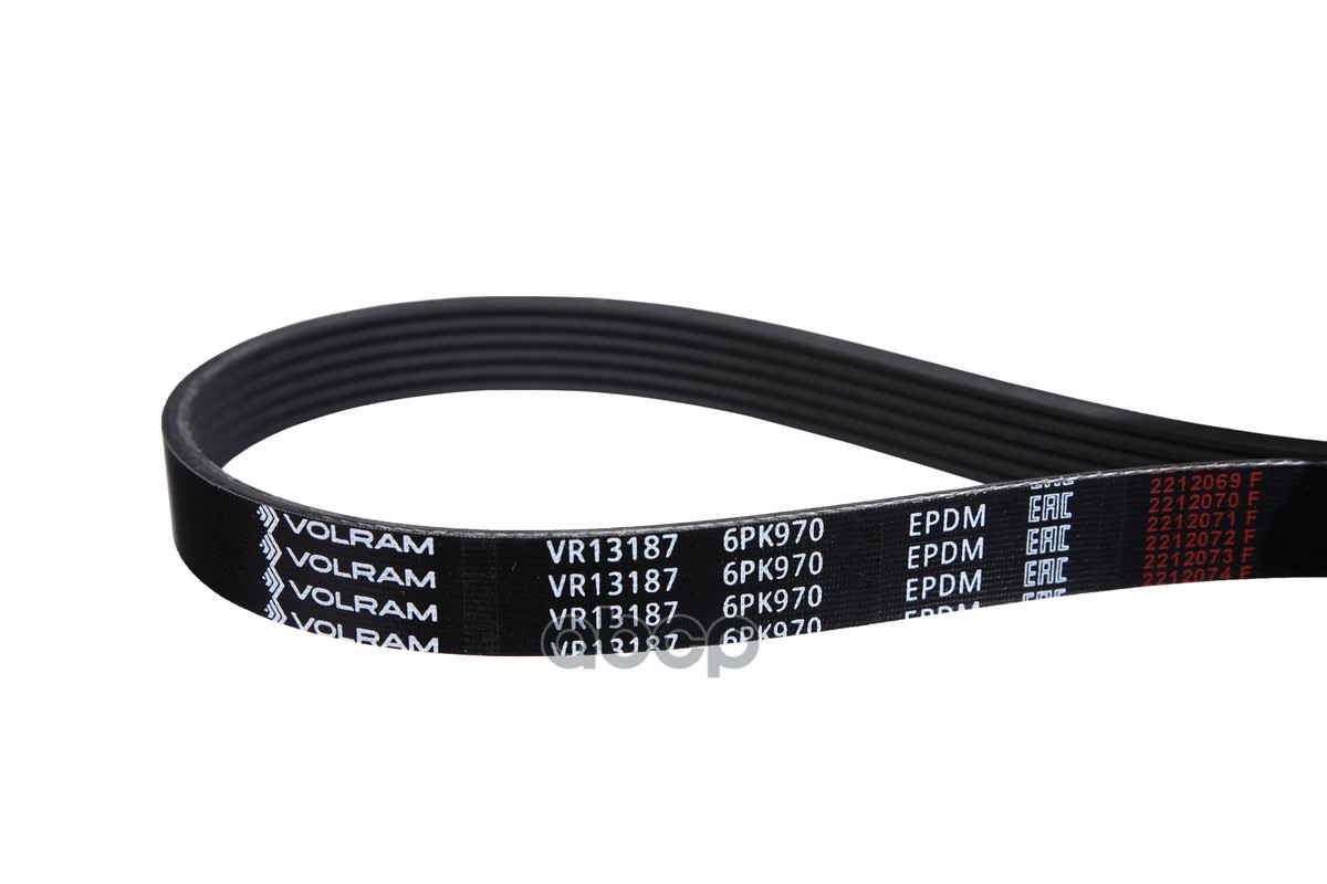 

Ремень Поликлиновой (6Pk970) Toyota Vr13187 (Volram) VOLRAM арт. VR13187