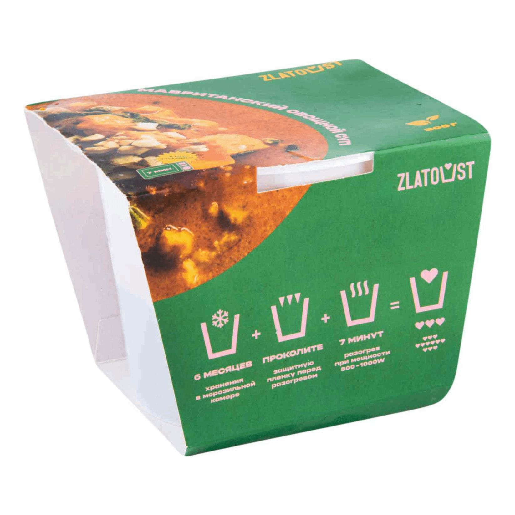 

Суп-пюре овощной Zlatoust с бататом, тыквой, шпинатом и орехами 300 г
