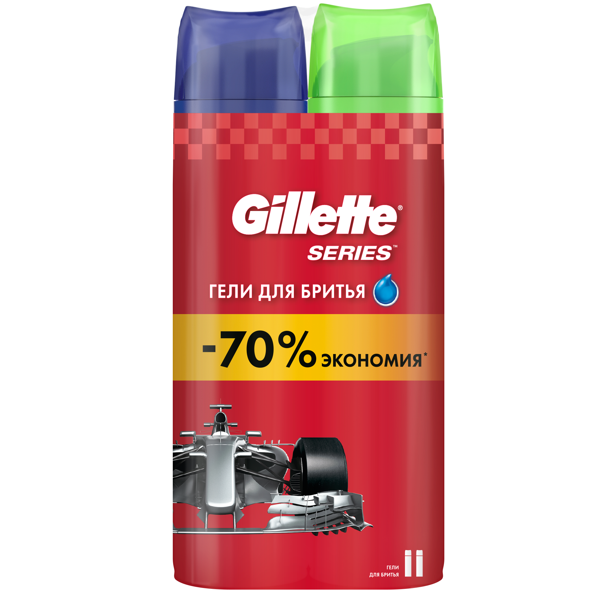 фото Набор из 2 гелей для бритья gillette series 200 мл