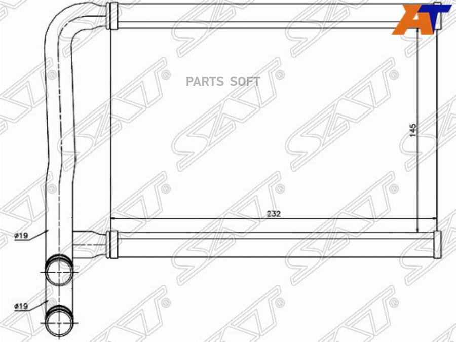 

Радиатор Отопителя Салона Hyundai Accent 05-/Kia R