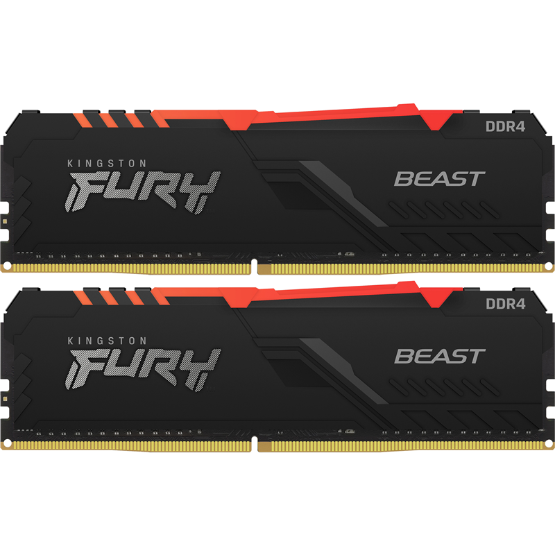 

Оперативная память KINGSTON Fury Beast RGB (Kit of 2) KF430C15BBAK2/16, KF430C15BBAK2/16