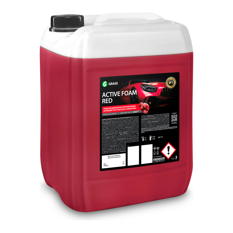

Grass Автошампунь для бесконтактной мойки Active Foam Red, 20 кг, 800065