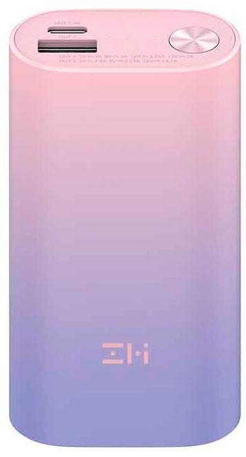 фото Внешний аккумулятор xiaomi zmi qb818 10000 mah (purple/pink)