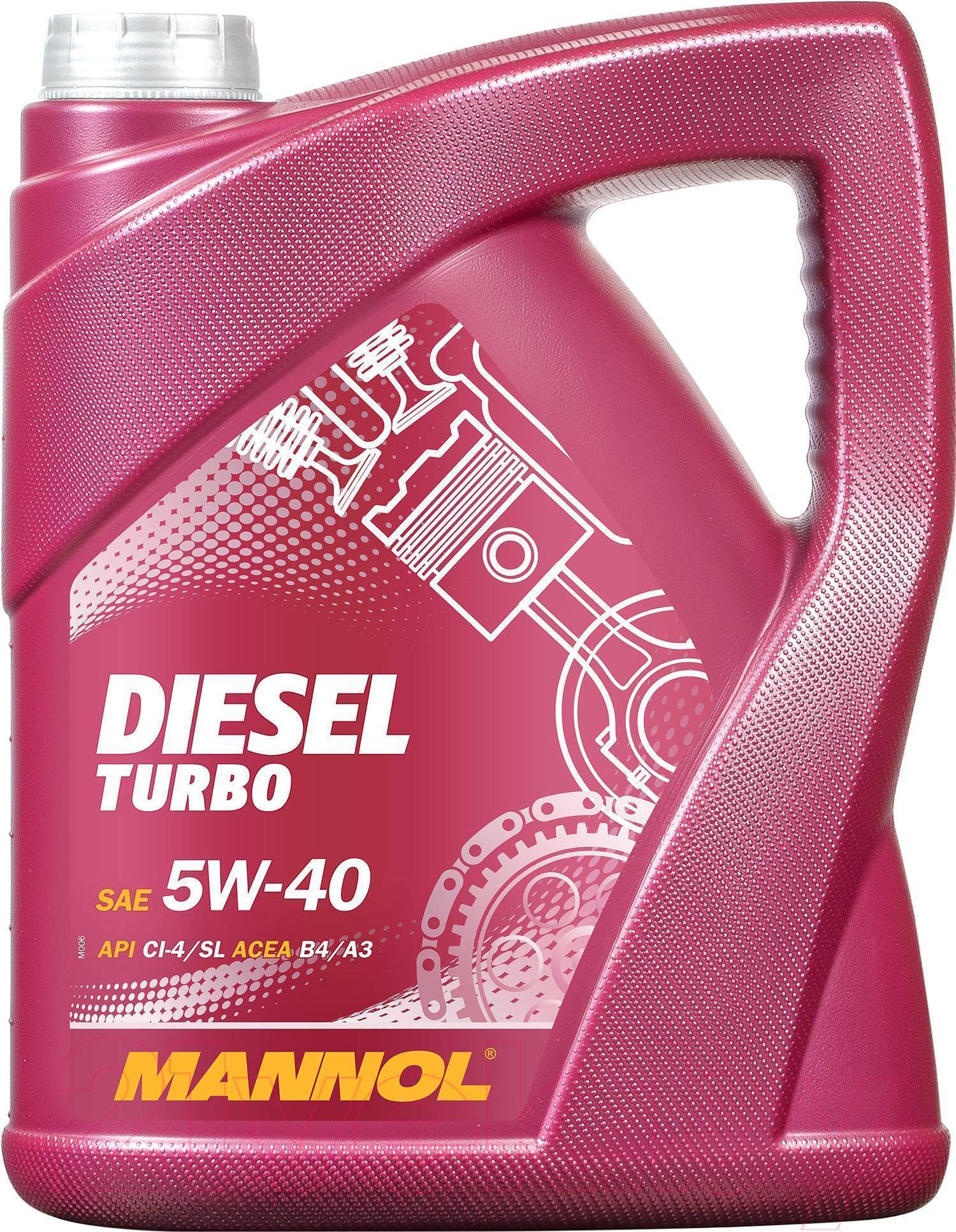 Моторное масло MANNOL синтетическое DIESEL TURBO 5W40 10л