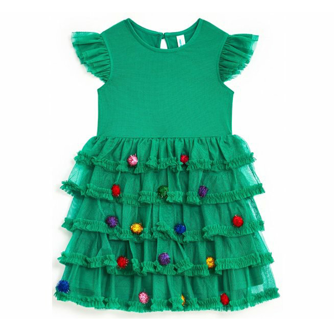 

Платье для девочки Acoola Losharik 2 зеленое р 104
