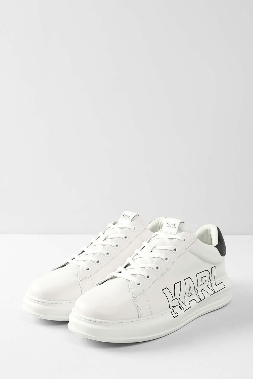 

Кеды женские Karl Lagerfeld 855091-500470 белые 43 RU, Белый, 855091-500470