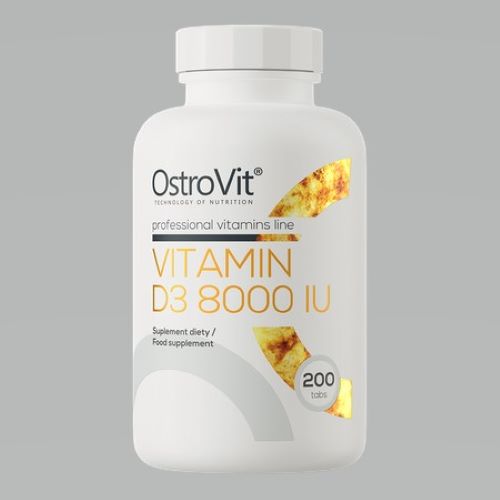 

Витамин Д3 OstroVit Vitamin D3 8000 IU 200 таблеток