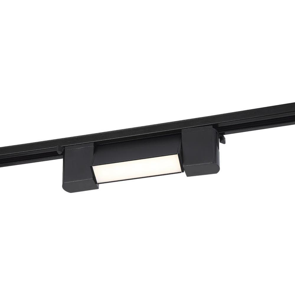 фото Трековый светодиодный светильник crystal lux clt 0.31 010 6w bl m4000k