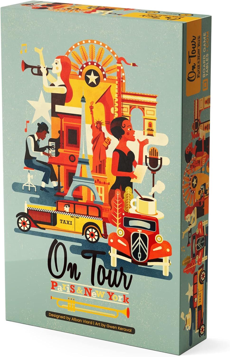 Настольная игра BoardGameTables On Tour Paris and New York GME-OTN на английском языке dans un mois dans un an через месяц через год на французском языке