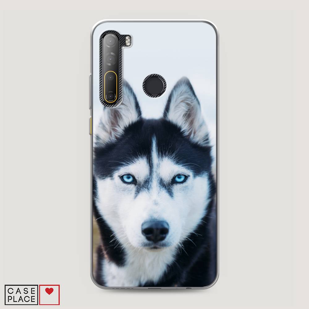 

Чехол на HTC Desire 20 Pro "Хаски 2", Синий;белый, 102750-1