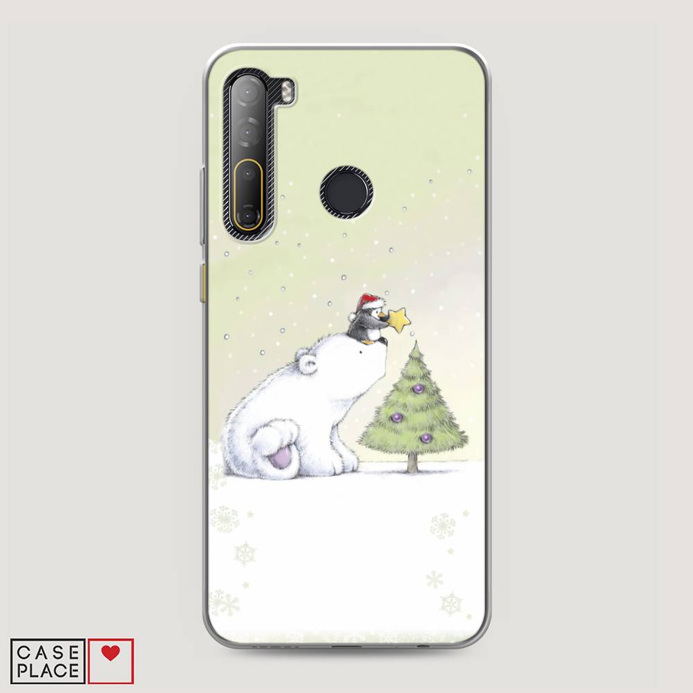 

Чехол на HTC Desire 20 Pro "Украшение елки", Белый;бежевый, 102750-5