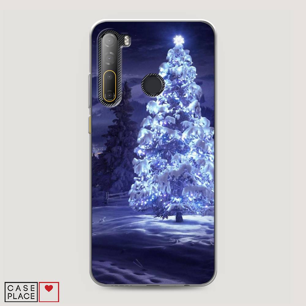 

Чехол на HTC Desire 20 Pro "Зима 4", Синий;черный;белый, 102750-2