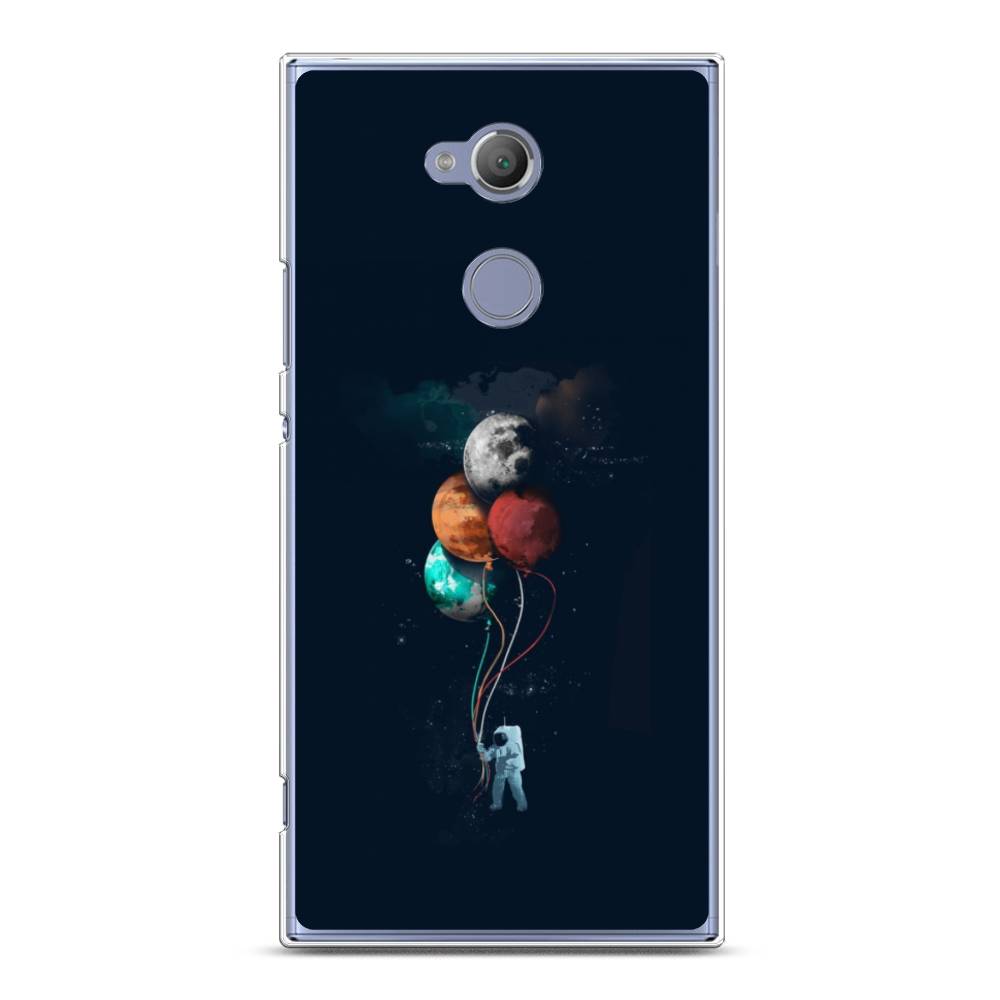 

Чехол для Sony Xperia XA2 Ultra "Космонавт с шариками", Разноцветный, 53250-4