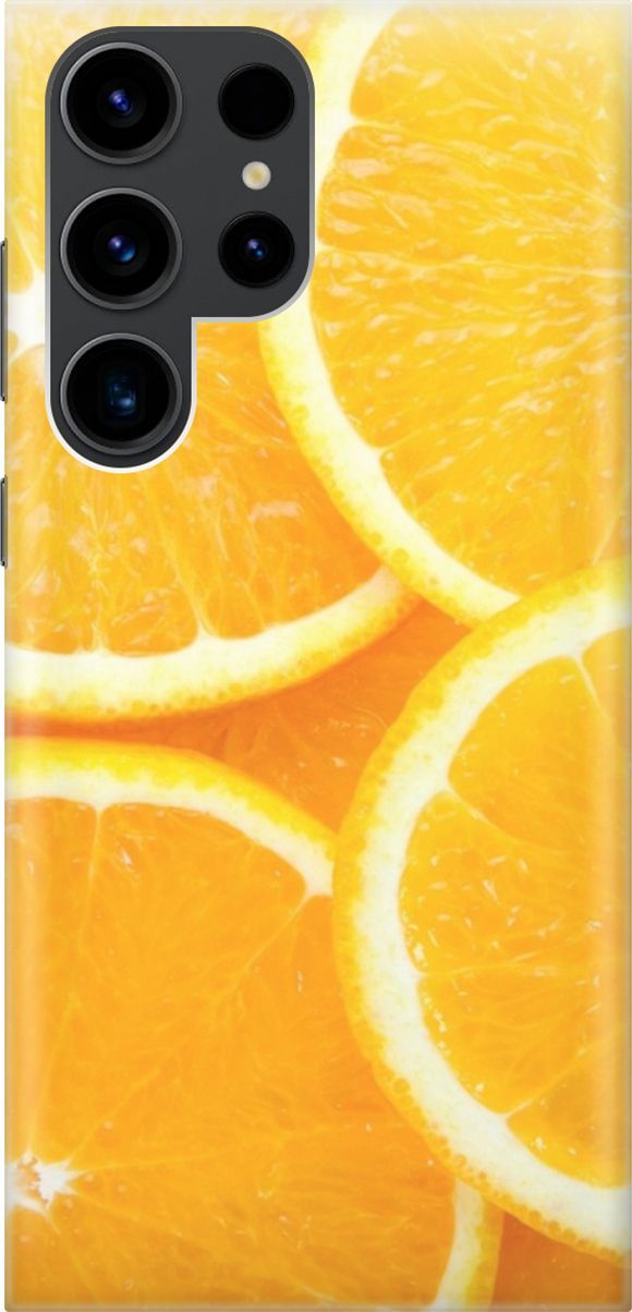 

Силиконовый чехол на Samsung Galaxy S23 Ultra с принтом "Апельсины", Оранжевый, 158330