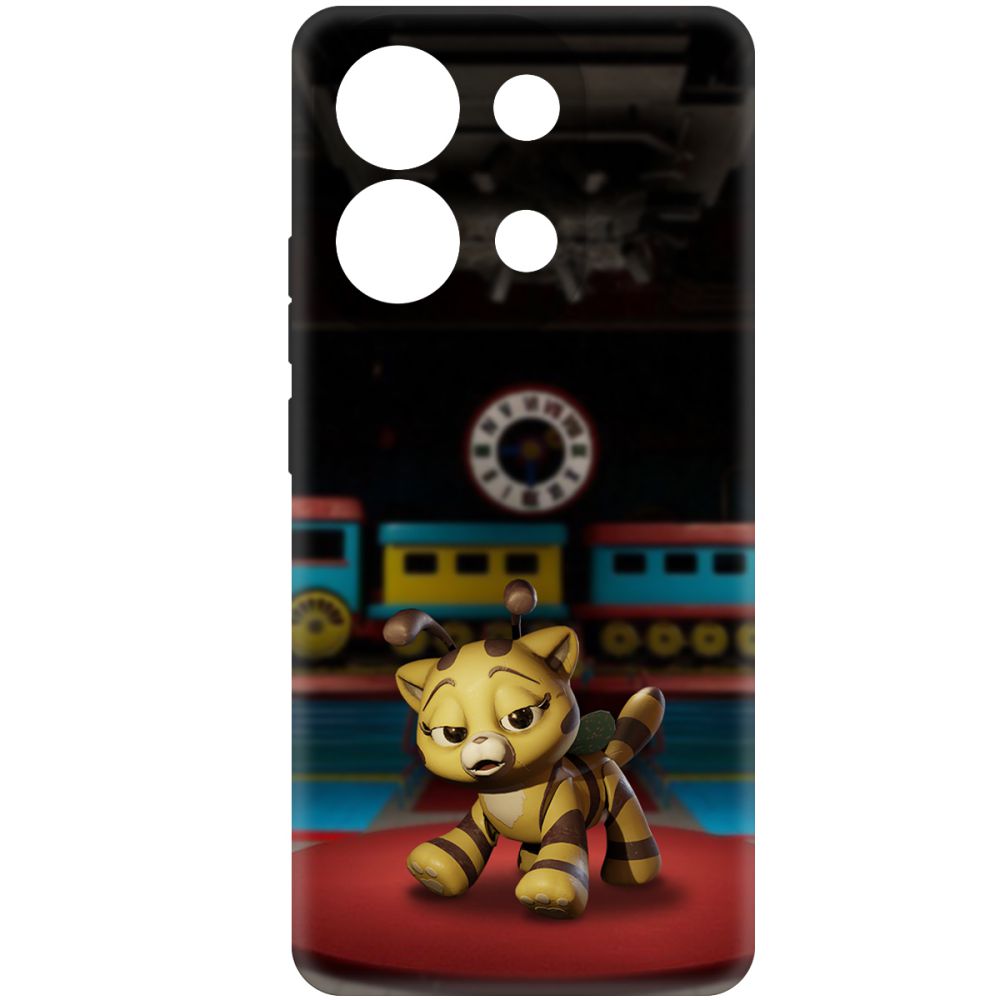 

Чехол-накладка Soft Case Хаги Ваги - Кошка-Пчёлка для Xiaomi Redmi Note 13 4G черный
