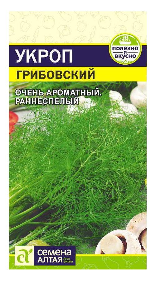 

Семена Укроп Семена Алтая Грибовский Раннеспелые 2 гр., Семена Укроп Грибовский Раннеспелые 2 гр.