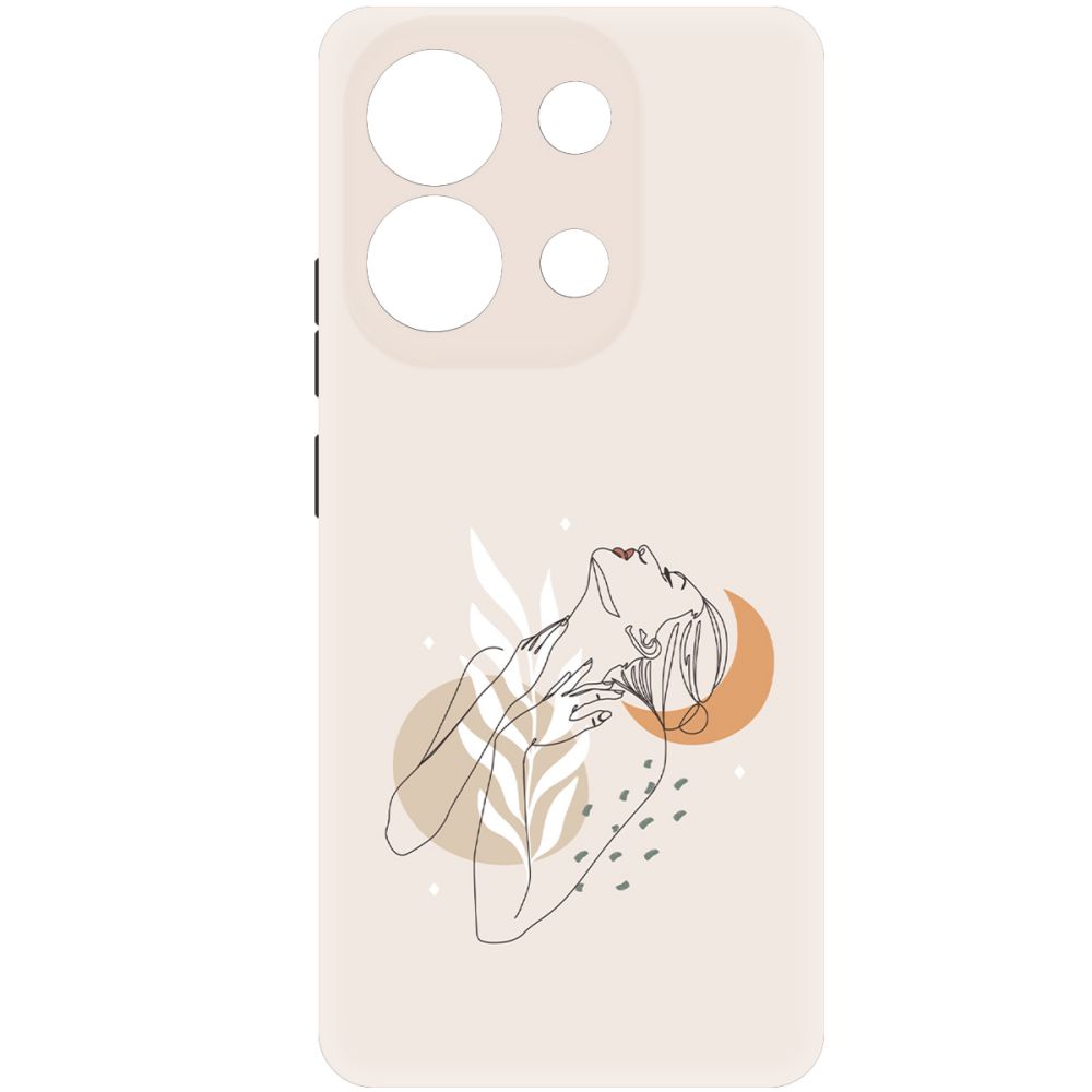 

Чехол-накладка Krutoff Soft Case Женственность для Xiaomi Redmi Note 13 4G черный