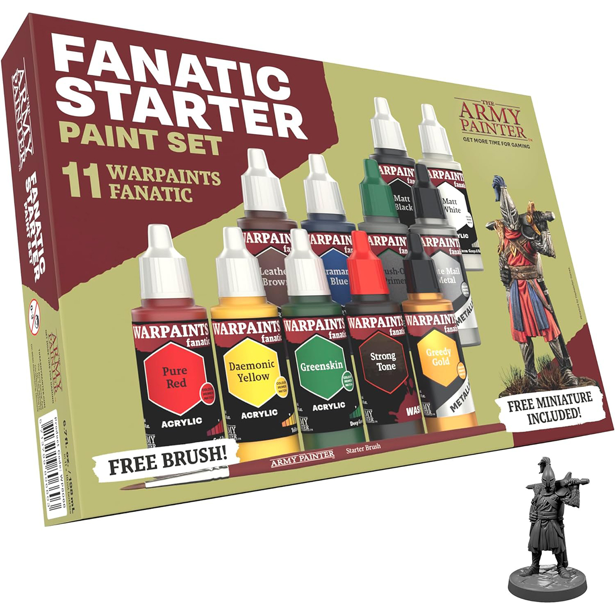 

Набор акриловых красок Army Painter Fanatic Starter Set 18 мл, 11 шт, Army Painter