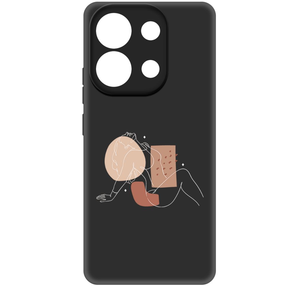 

Чехол-накладка Krutoff Soft Case Чувственность для Xiaomi Redmi Note 13 4G черный