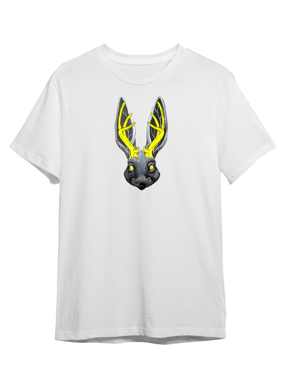 

Футболка унисекс СувенирShop Заяц/Кролик/Животные 1 белая S (44-46), Белый, "Заяц/Кролик/Животные" 1