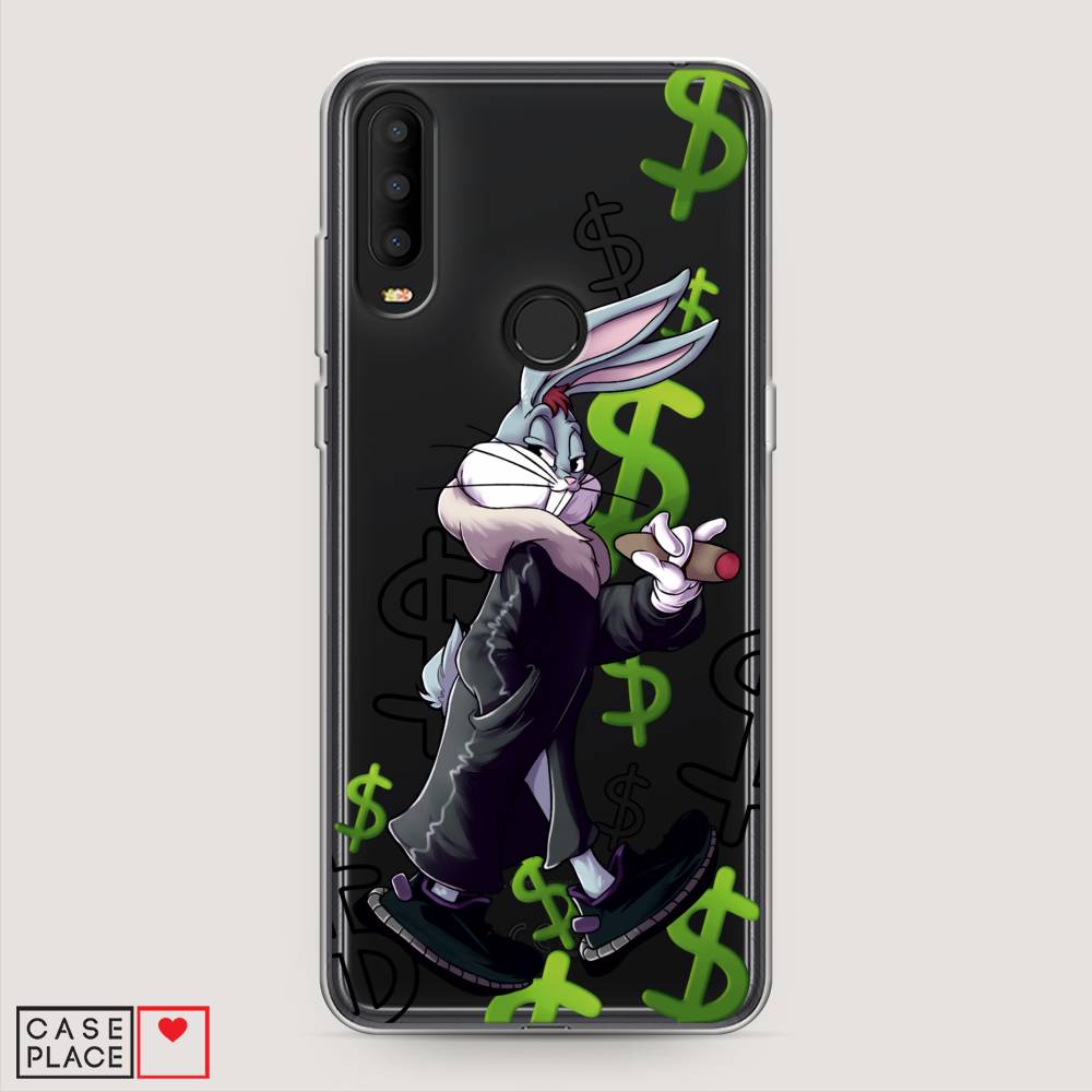 

Чехол на Alcatel 3X 5048Y (2019) "Rich Bugs Bunny", Зеленый;черный;голубой, 170750-6