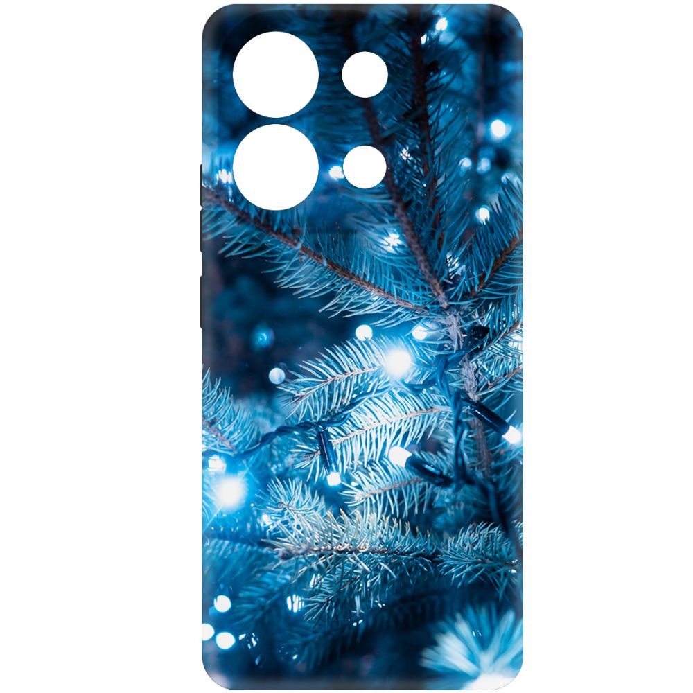 

Чехол-накладка Krutoff Soft Case Гирлянда для Xiaomi Redmi Note 13 4G черный